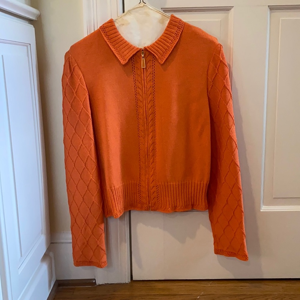 Saint John knit sweater jacket